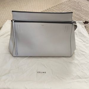 Celine large white edge bag